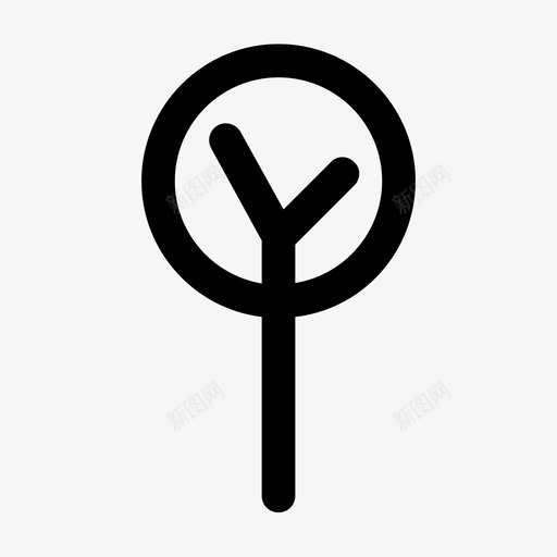 树图标svg_新图网 https://ixintu.com 树