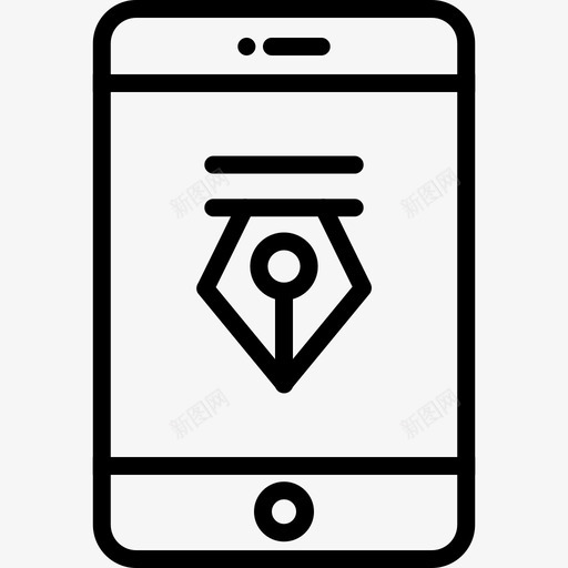 钢笔工具绘图绘图应用程序图标svg_新图网 https://ixintu.com 移动 移动工具 绘图 绘图应用程序 钢笔工具