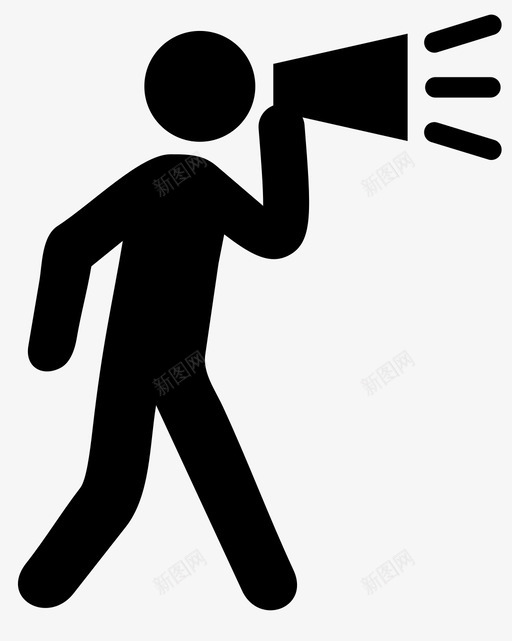主讲人听众组织图标svg_新图网 https://ixintu.com 主讲人 听众 抗议 演讲 组织