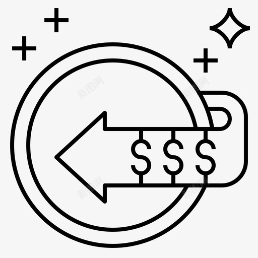 投资回报率利息利润图标svg_新图网 https://ixintu.com fran 利息 利润 投资回报率 收益率