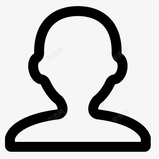 02-个人信息svg_新图网 https://ixintu.com 02-个人信息 个人账户图标 二级图标