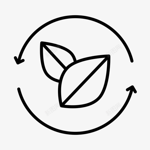 可持续性耐用性生态图标svg_新图网 https://ixintu.com 可再生性 可持续性 生态 绿色能源 耐用性