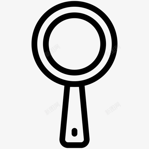 厨师食物油炸图标svg_新图网 https://ixintu.com 厨师 厨房 平底锅 油炸 酒店餐厅线图标 食物