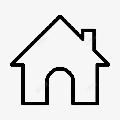 宠物屋建筑狗屋图标svg_新图网 https://ixintu.com 宠物屋 建筑 狗屋 用户界面
