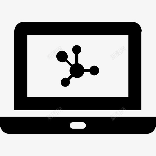 分子原子生物图标svg_新图网 https://ixintu.com 分子 原子 生物 科学 科学和技术字形图标集 笔记本电脑