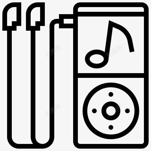 mp3播放器音频设备图标svg_新图网 https://ixintu.com mp3播放器 声音 技术 技术设备 设备 音频