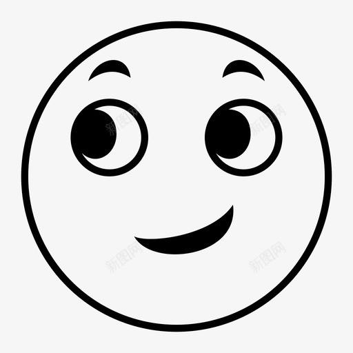 微笑情感面孔图标svg_新图网 https://ixintu.com 微笑 快乐 情感 美丽的微笑 面孔