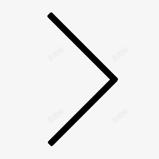 滑动箭头-右svg_新图网 https://ixintu.com 滑动箭头-右