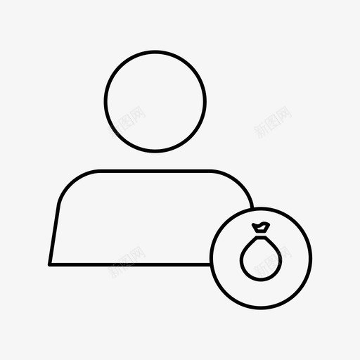 购物用户帐户购物车图标svg_新图网 https://ixintu.com 个人资料 客户 帐户 购物用户 购物车