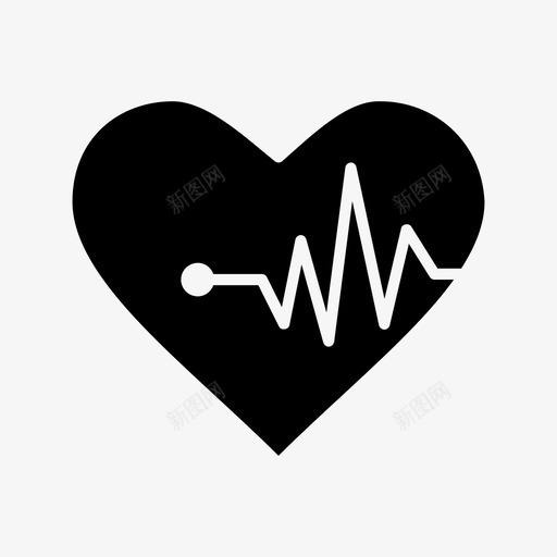 健康活动图表图标svg_新图网 https://ixintu.com 健康 图表 心 活动 爱 象征