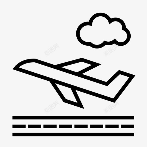 出发机场航班图标svg_新图网 https://ixintu.com 出发 机场 机场图标 航班 起飞 飞机