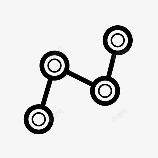 折线图图形手机银行图标svg_新图网 https://ixintu.com 图形 手机银行 折线图