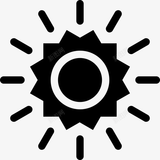 阳光夏日科技雕文图标集svg_新图网 https://ixintu.com 夏日 科技雕文图标集 阳光