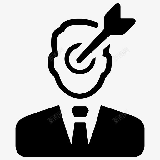业务目标竞争对手重点图标svg_新图网 https://ixintu.com 业务目标 业务集2 目标 竞争对手 重点