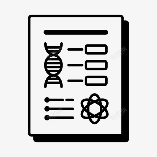 科学论文科学研究文献图标svg_新图网 https://ixintu.com 文献 科学研究 科学论文