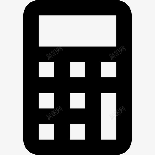 计算器会计计算图标svg_新图网 https://ixintu.com 会计 办公用品 数学 网络和通信材料字形图标 计算 计算器