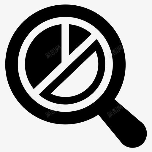 图形分析市场调查饼图图标svg_新图网 https://ixintu.com 业务集2 图形分析 市场调查 搜索引擎优化分析 饼图