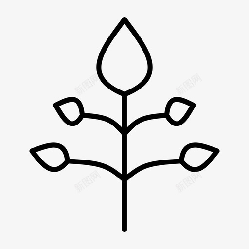 植物园艺种植图标svg_新图网 https://ixintu.com 园艺 树苗 植物 种植