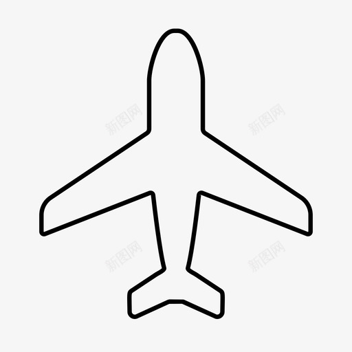 飞机机场交通图标svg_新图网 https://ixintu.com 交通 旅行 机场 飞机