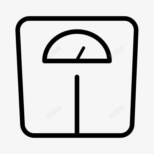 体重秤体重指数体检图标svg_新图网 https://ixintu.com 体检 体重指数 体重秤