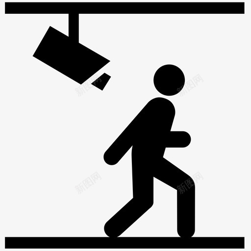 监视摄像犯罪预防图标svg_新图网 https://ixintu.com 摄像 犯罪预防 监视