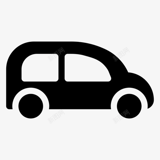 汽车运输旅行图标svg_新图网 https://ixintu.com 旅行 汽车 车辆 运输 运输字形图标