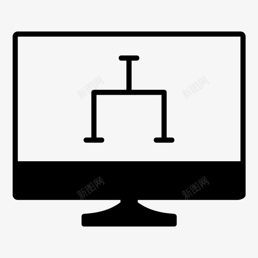 分布式计算机流程图图标svg_新图网 https://ixintu.com 分布式计算机流程图