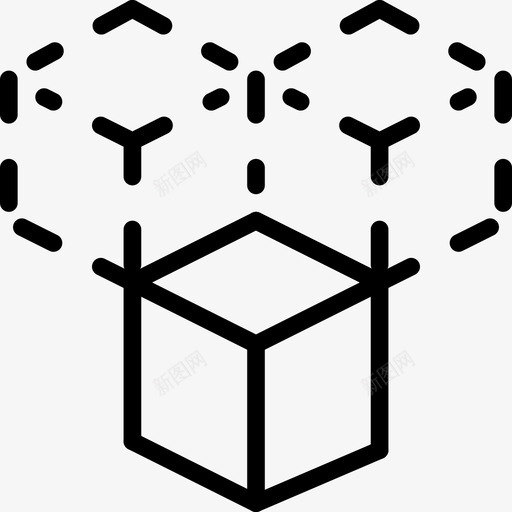 空间几何绘图窗体图标svg_新图网 https://ixintu.com smashicons几何轮廓 形状 空间几何 窗体 绘图