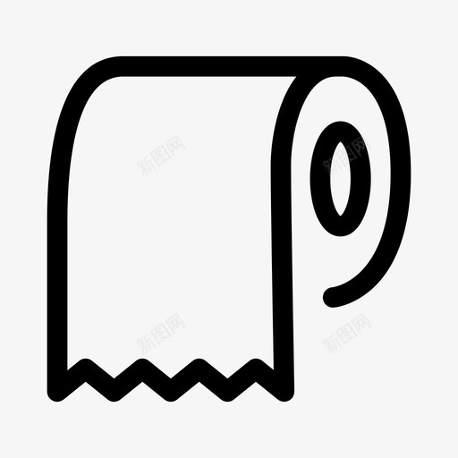 卫生纸卫生间卷图标svg_新图网 https://ixintu.com 卫生纸 卫生间 卷 纸巾