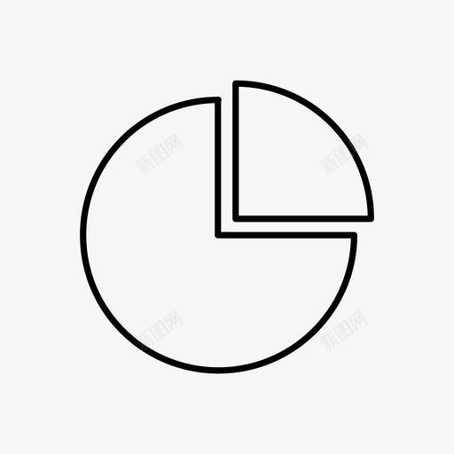 饼图业务图表图标svg_新图网 https://ixintu.com 业务 图表 饼图