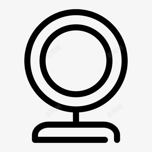 网络摄像头摄像头聊天室图标svg_新图网 https://ixintu.com skype 媒体 摄像头 网络摄像头 聊天室