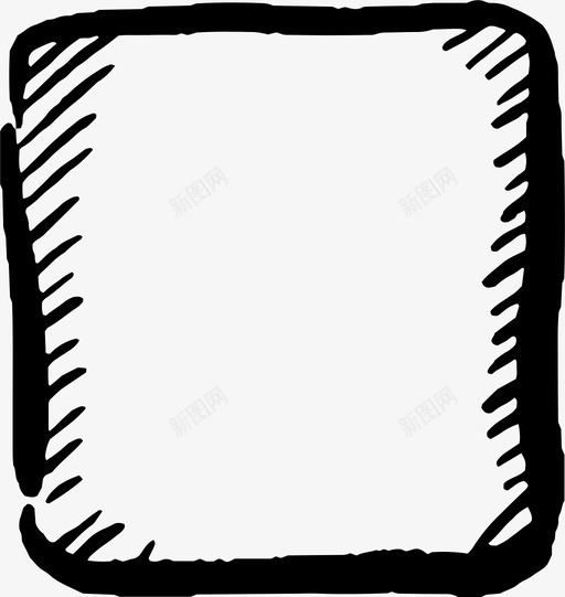 方形舱口手绘图案填充图标svg_新图网 https://ixintu.com 固定装置 固定装置涂鸦 图案填充 手绘 方形舱口 矩形
