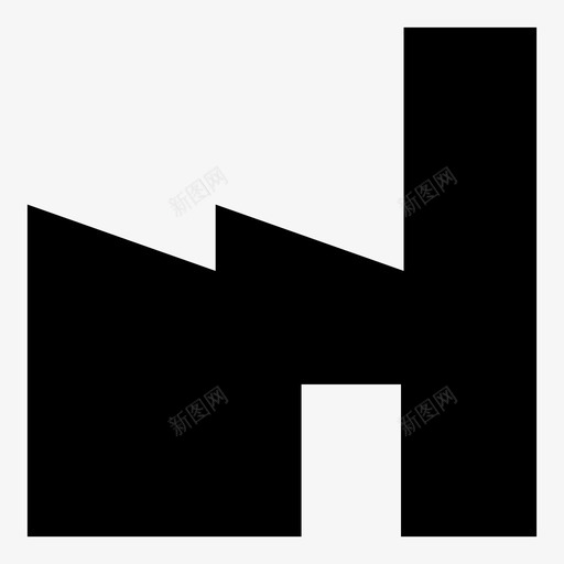 工厂商业制造图标svg_新图网 https://ixintu.com 制造 商业 工作 工厂