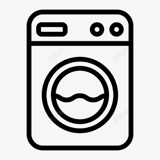 洗衣机衣服自助洗衣店图标svg_新图网 https://ixintu.com 洗衣房 洗衣机 自助洗衣店 衣服