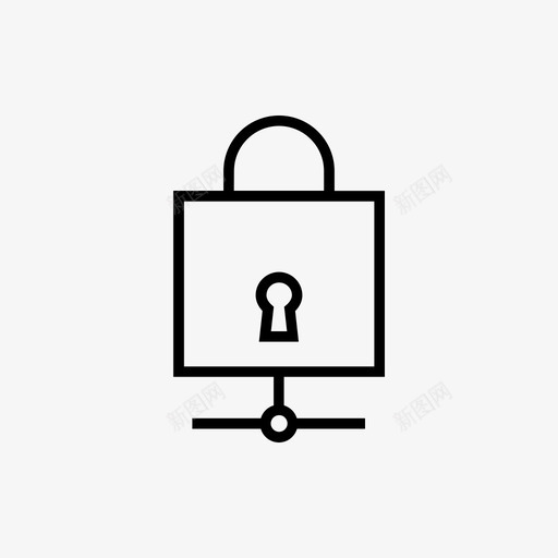 安全密码保护解锁图标svg_新图网 https://ixintu.com 仪表板 安全 密码保护 解锁