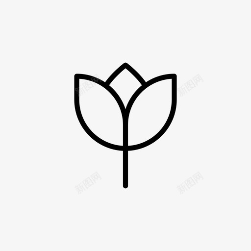 花花束花园图标svg_新图网 https://ixintu.com 园艺 春天 自然 花 花园 花束