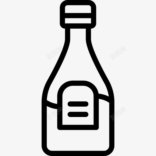 酱汁瓶食物番茄酱图标svg_新图网 https://ixintu.com 厨房用品概述 番茄酱 蛋黄酱 酱汁瓶 食物