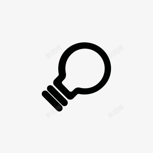 灯泡明亮照明图标svg_新图网 https://ixintu.com 明亮 灯 灯泡 照明