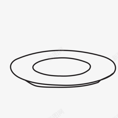 盘子餐具食物图标图标