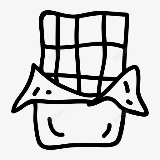 巧克力可可脂软糖图标svg_新图网 https://ixintu.com 可可脂 巧克力 甜食 软糖 食品和饮料