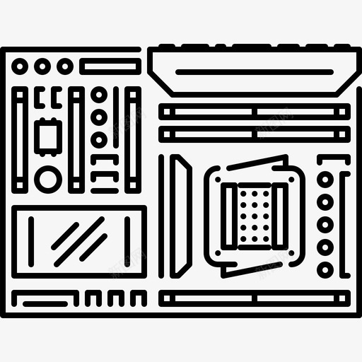 主板计算机数据图标svg_新图网 https://ixintu.com 主板 信息 数据 计算机 计算机概要