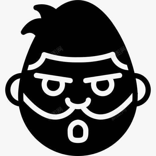蒙面人表情表情喊叫图标svg_新图网 https://ixintu.com 喊叫 蒙面人表情 表情 表情扎实
