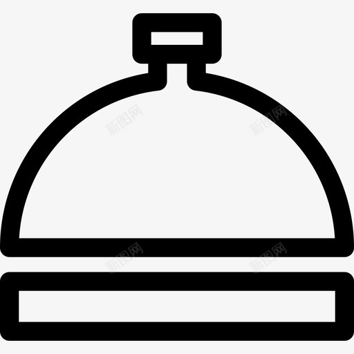 带盖托盘食品poi公共场所轮廓图标svg_新图网 https://ixintu.com poi公共场所轮廓 带盖托盘 食品