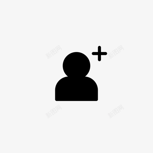 添加联系人移动银行用户界面设置标志符号图标svg_新图网 https://ixintu.com 添加联系人 移动银行用户界面设置标志符号