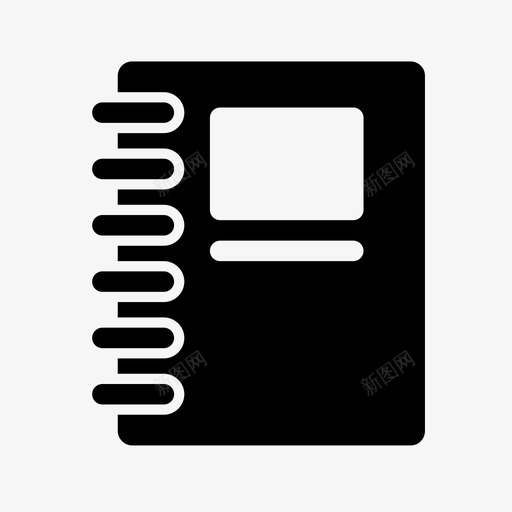 笔记本通讯录议程图标svg_新图网 https://ixintu.com 书签 日记 笔记本 议程 通讯录