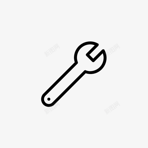 配置选项设置图标svg_新图网 https://ixintu.com office应用程序 扳手 设置 选项 配置