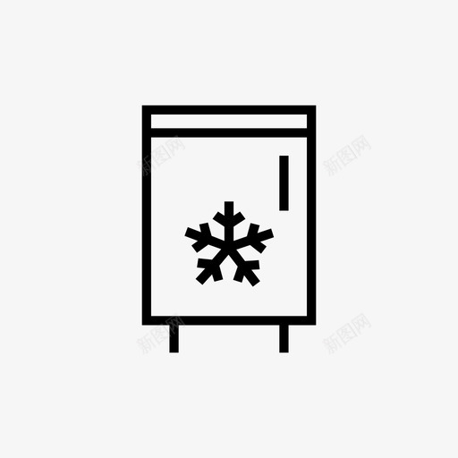 冰箱冰迷你吧图标svg_新图网 https://ixintu.com 冰 冰技能 冰箱 迷你吧 酒店