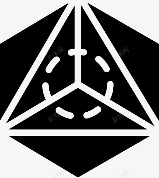 六边形绘图窗体图标svg_新图网 https://ixintu.com smashicons几何体实体 六边形 几何体 形状 窗体 绘图