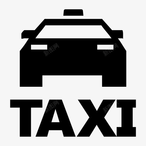 当地打车服务svg_新图网 https://ixintu.com Local Transportation Booking 当地打车服务 打车