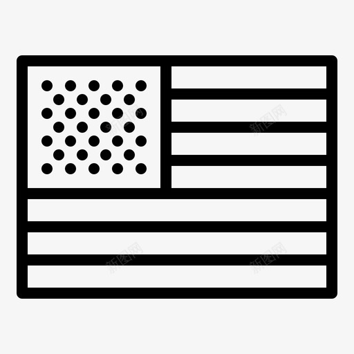 国旗美国七月四日图标svg_新图网 https://ixintu.com 七月四日 国旗 美国